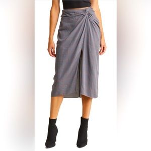 Rag & Bone Amber Plaid Midi Skirt size 8